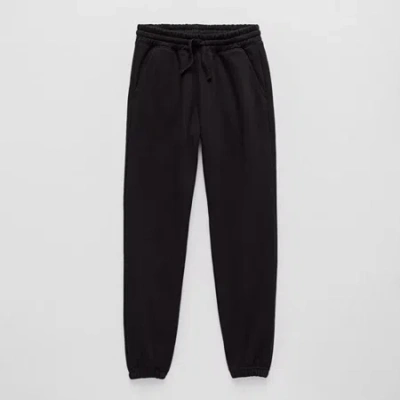 Thereabouts Little & Big Kid Boys Cuffed Regular Fit Fleece Jogger Pant In Black