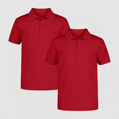 Izod Performance Little & Big Kid Boys Short Sleeve Regular Fit 2-pc. Polo Shirt In Red