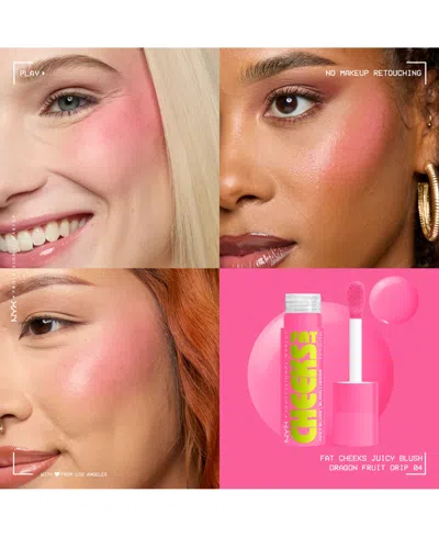 Nyx Professional Makeup Fat Cheeks Juicy Blush, Liquid Blush, Up To 12h Wear, Product Does Not Fade (various Shades) 8ml - D