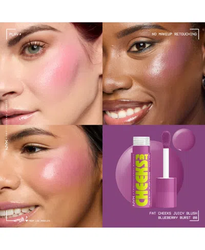 Nyx Professional Makeup Fat Cheeks Juicy Liquid Blush, 0.27 Oz.