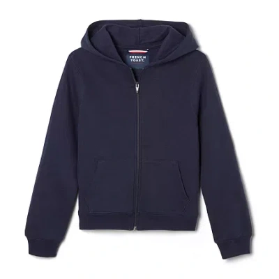 French Toast Big Kid Boys Hooded Fleece Long Sleeve Sweatshirt In Blue