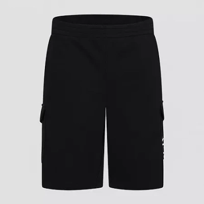 Nike 3brand By Russell Wilson Big Kid Boys French Terry Cargo Short In Black