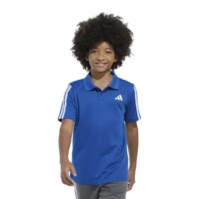 Adidas Originals Big Kid Boys Short Sleeve Regular Fit Graphic T-shirt In Blue