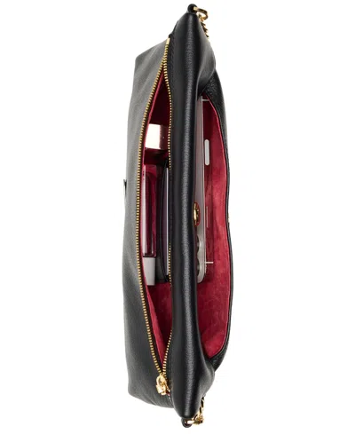 Hammitt Invitation Clutch Black Brushed Gold