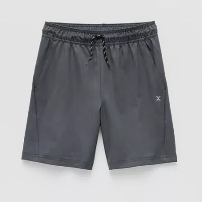 Xersion Stretch Woven Little & Big Kid Boys Moisture Wicking Pull-on Short In Gray