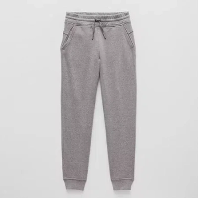 Xersion Little & Big Kid Boys Cuffed Mid Rise Regular Fit Fleece Jogger Pant In Gray