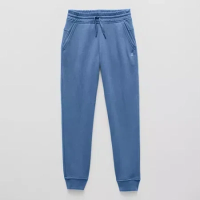 Xersion Little & Big Kid Boys Cuffed Mid Rise Regular Fit Fleece Jogger Pant In Purple