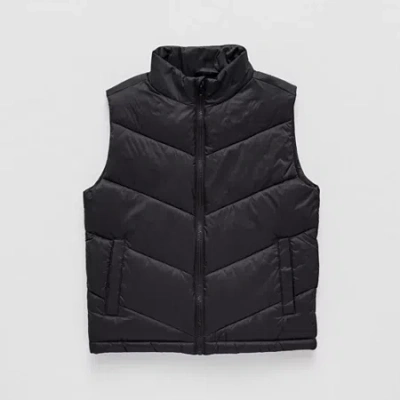 Xersion Little & Big Kid Boys Heavyweight Puffer Vest In Black