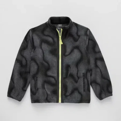 Xersion Little & Big Kid Boys Sherpa Midweight Jacket In Black