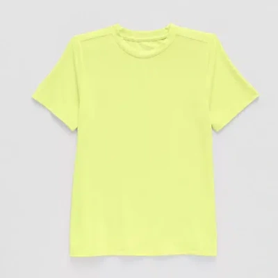 Xersion Little & Big Kid Boys Crew Neck Short Sleeve Active T-shirt In Green