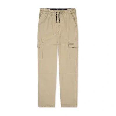 Hurley Big Kid Boys Adjustable Waist Straight Cargo Pant In Brown