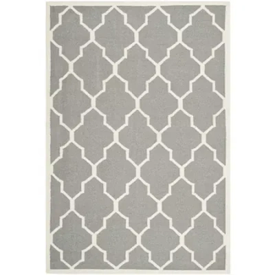 Safavieh Avery Hand Woven Flat Weave Area Rug In Gray