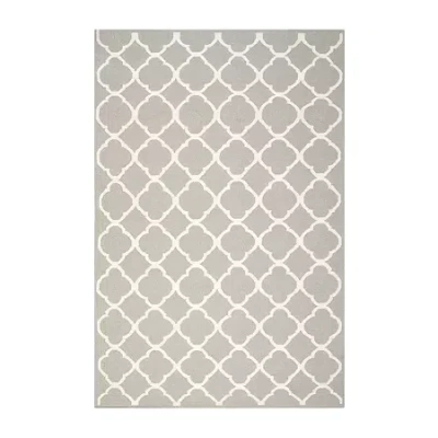 Safavieh Cady Hand Woven Flat Weave Area Rug In Gray
