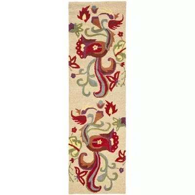 Safavieh Nuala Floral Wool Rug In Sand