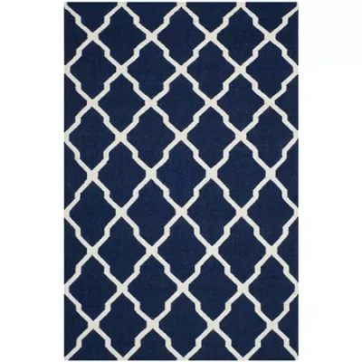 Safavieh Helena Hand Woven Flat Weave Area Rug In Blue