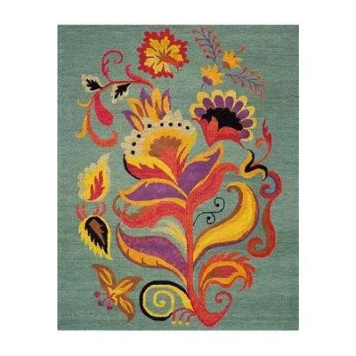 Safavieh Nora Hand Hooked Area Rug In Blue