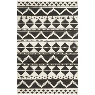 Safavieh Taryn Hand Woven Flat Weave Area Rug In Black