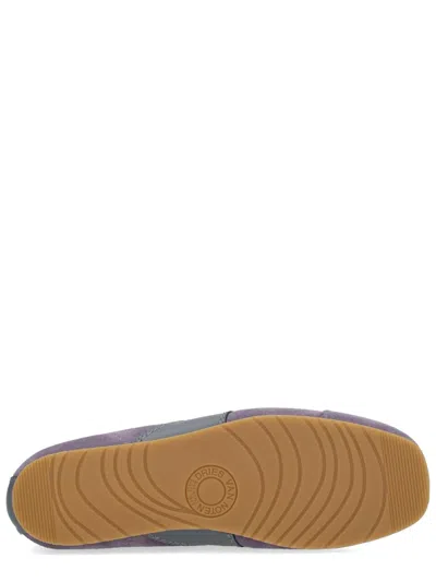 Dries Van Noten Lilac Leather Sneaker In Purple