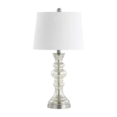 Safavieh Jaiden Glass Table Lamp In Silver