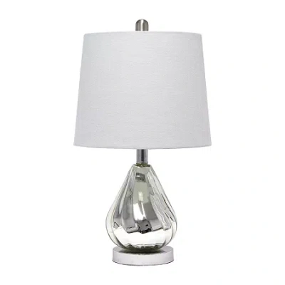 All The Rages Kissy Pear Table Lamp In Gray
