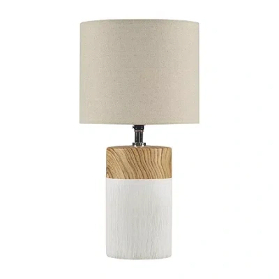 510 Design Nicolo Textured Ceramic Table Lamp In White