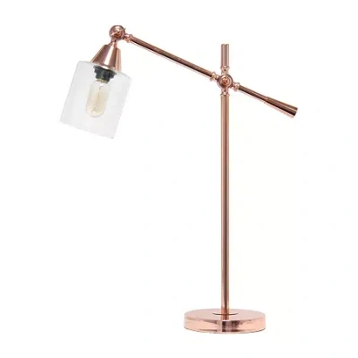 All The Rages Lalia Home Vertically Adjustable Desk Lamp In Pink