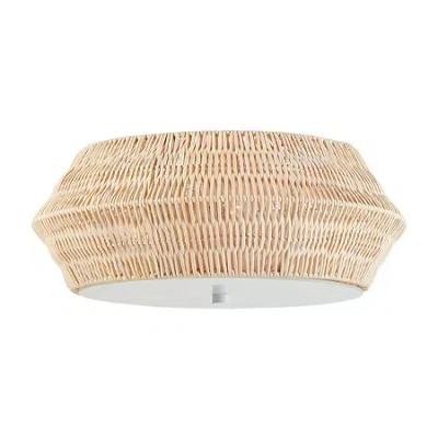 Ink+ivy Mililani Flush Mount Light In White