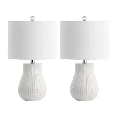Safavieh Dayton Set Of 2 Table Lamp In White