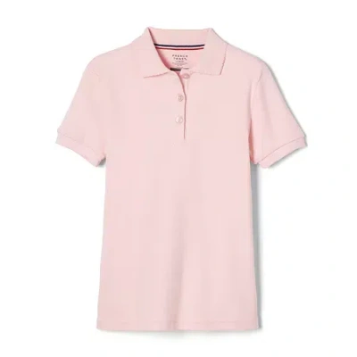 French Toast Little Girls Short Sleeve Regular Fit Polo Shirt In Pink