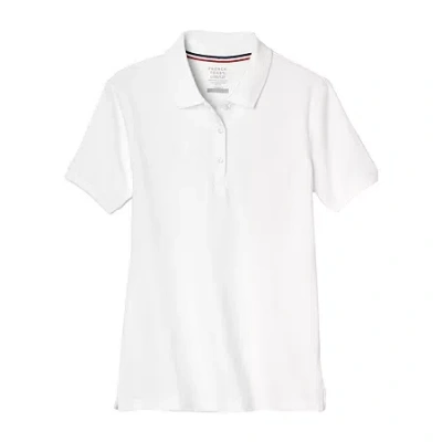 French Toast Little & Big Kid Girls Short Sleeve Regular Fit Polo Shirt In Animal Print