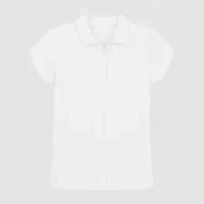 Izod Pique Little & Big Kid Girls Easy-on + Easy-off Sensory Friendly Short Sleeve Regular Fit Adaptive P In Multi