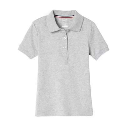 French Toast Big Kid Girls Short Sleeve Regular Fit Polo Shirt In Multi