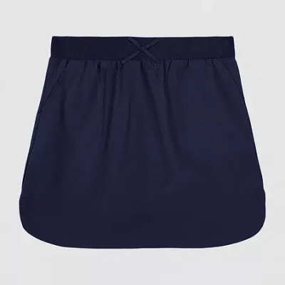 Izod Performance Skort Little & Big Kid Girls Stretch Fabric Scooter Skirt In Blue