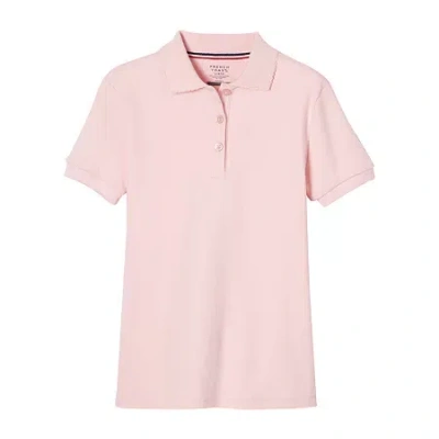 French Toast Toddler Girls Short Sleeve Regular Fit Polo Shirt In Pink