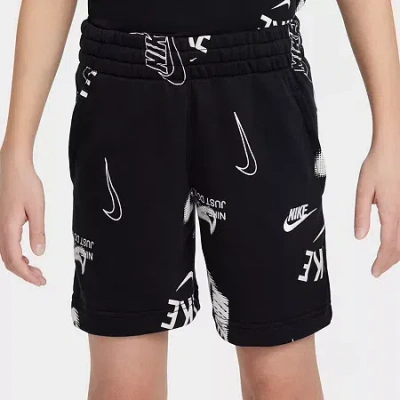 Nike Club Big Kid Unisex Pull-on Short In Black