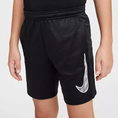 Nike Dri-fit Big Kid Unisex Pull-on Short In Black