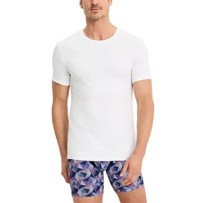 Jockey Mens 2 Pack Short Sleeve Crew Neck Moisture Wicking T-shirt Big In White