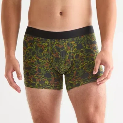 Arizona Mens 3 Pack Boxer Briefs 379140 In Green