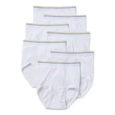 Stafford Full-cut Bonus Pack Mens 7 Pack Briefs 302865 In White