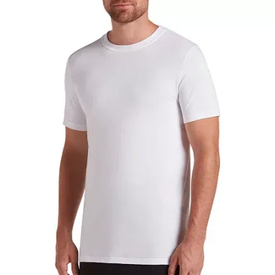 Jockey Classics Mens 3 Pack Short Sleeve Crew Neck T-shirt In White