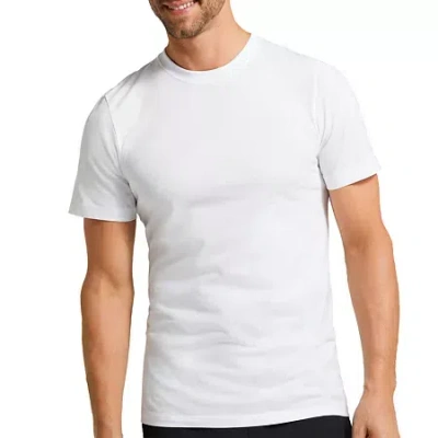 Jockey Classics Mens 2 Pack Short Sleeve Crew Neck T-shirt Tall In White