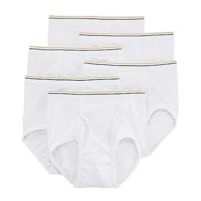 Stafford Full-cut Mens 6 Pack Briefs 302852 In White