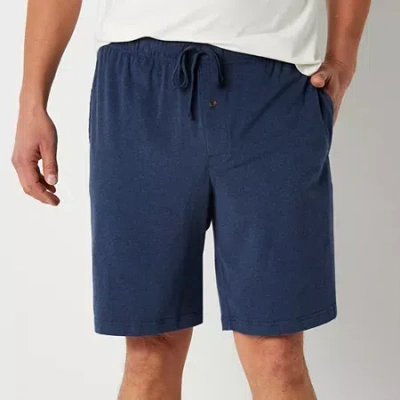 Stafford Super Soft Mens Pajama Shorts In Blue