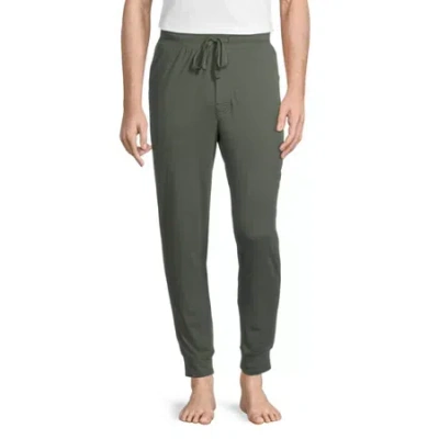 Stafford Super Soft Mens Pajama Pants In Green