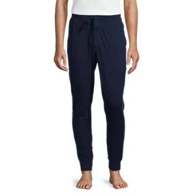 Stafford Super Soft Mens Pajama Pants In Blue