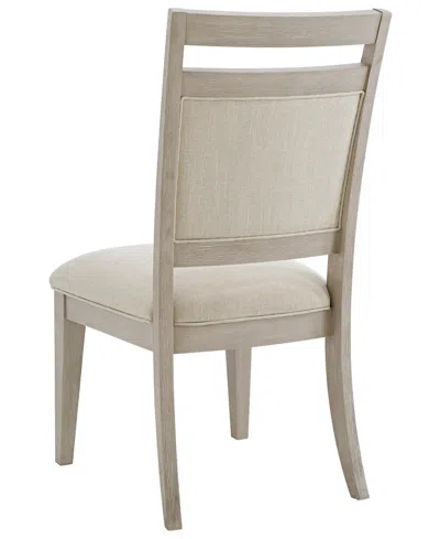 Macy's Furniture 40" Sirena Wood Side Chair In Sand