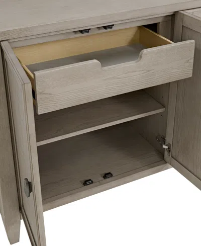 Macy's Furniture 38" Wood Sirena Server In Sand