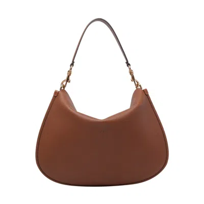 Etro Women Maxi Pony Shoulder Bag In Brown