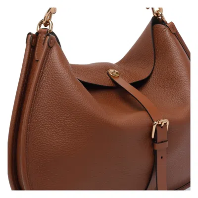 Etro Women Maxi Pony Shoulder Bag In Brown