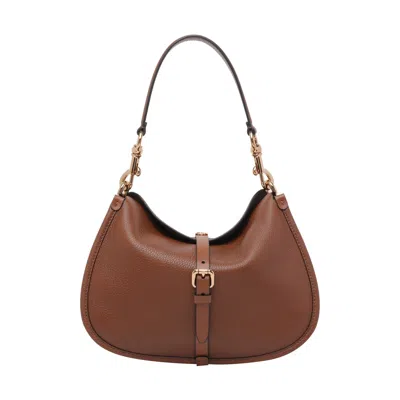 Etro Women Medium Pony Shoulder Bag In Brown